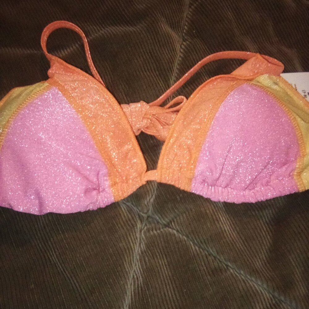 Glitter bikini 👙 top